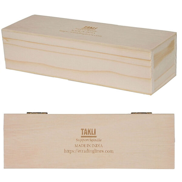 Takli Spindle in Pinewood Box